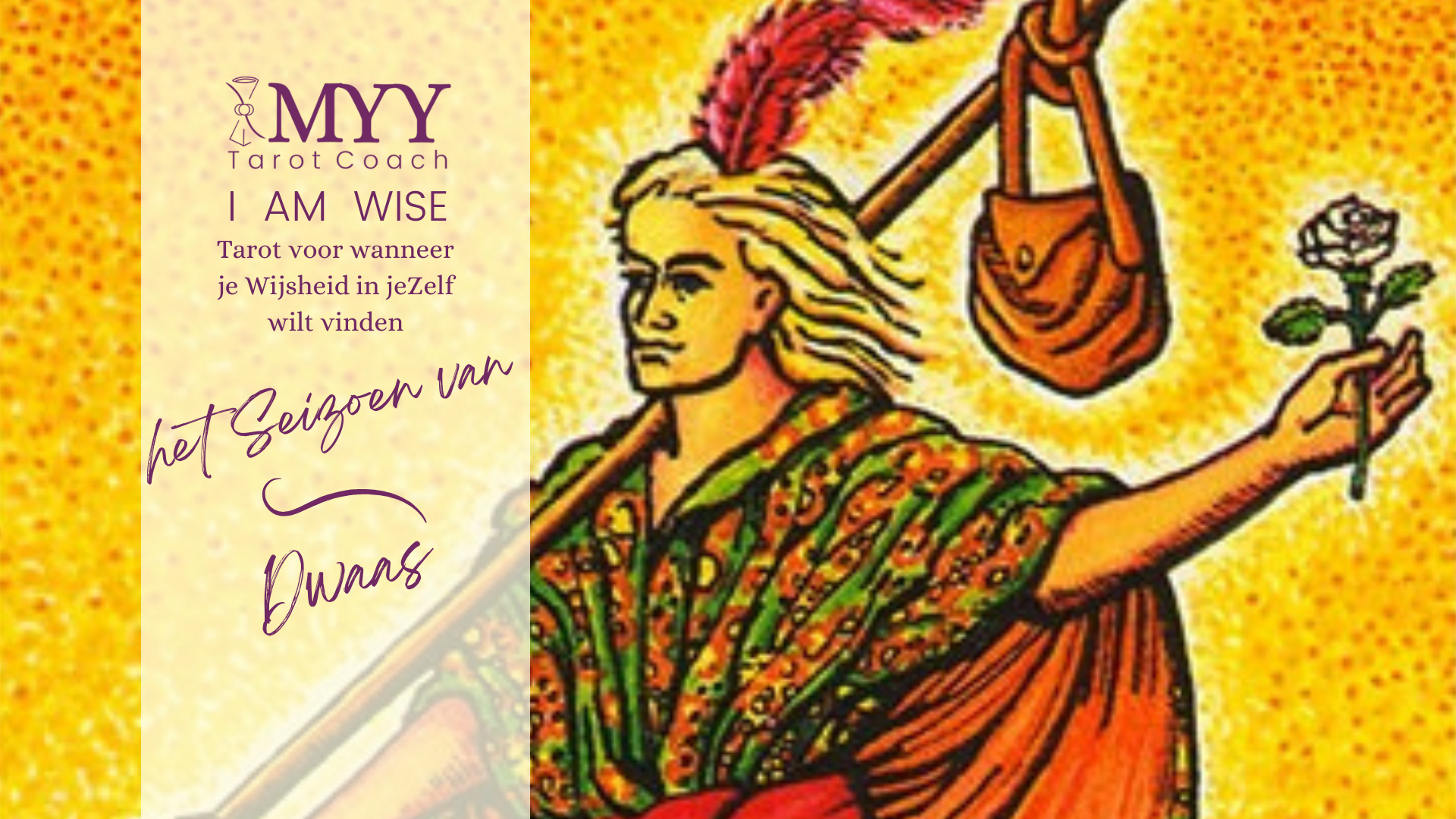 Van 19 februari tot en met 4 maart is het het Seizoen van Grote Arcana de Dwaas met het thema 'Avontuur' ook wanneer je faalangst hebt.
